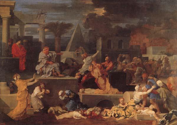 Bourdon, Sebastien Slaughter of the Innocents Germany oil painting art